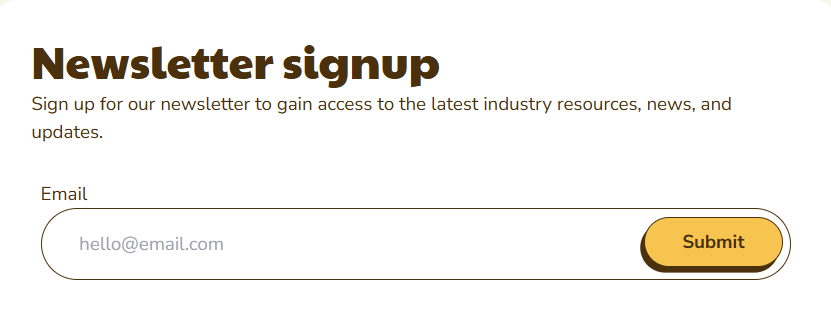 AP Sign Up Widget