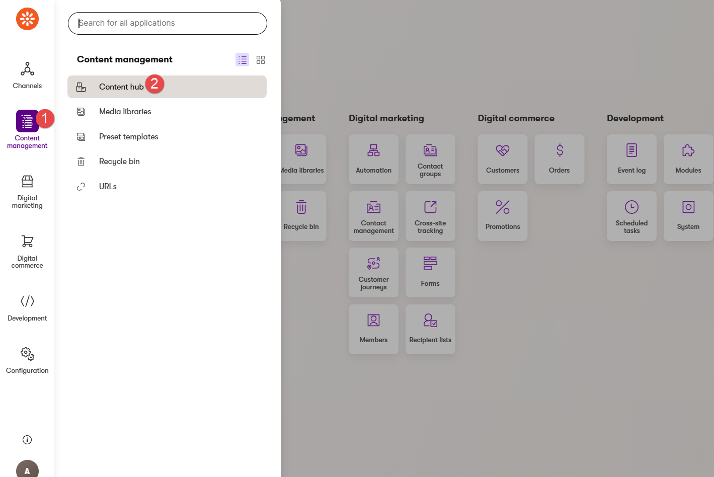 Kentico Email Settings 1
