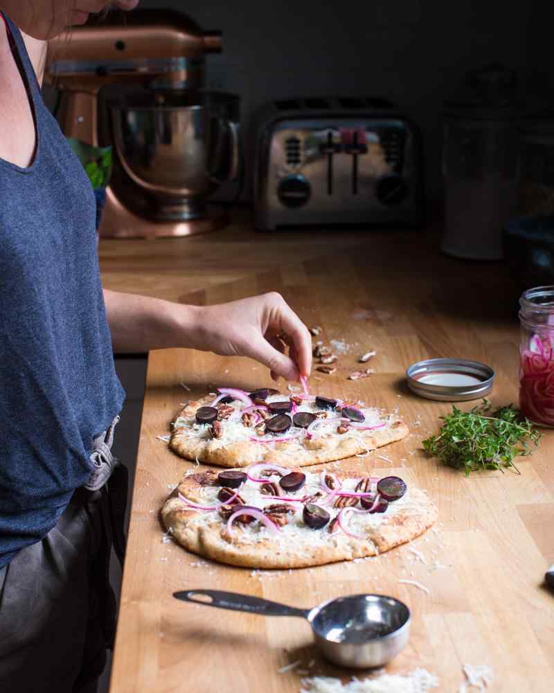 Pecan Grape And Pickled Onion Pizza Recipe - American Pecan Council