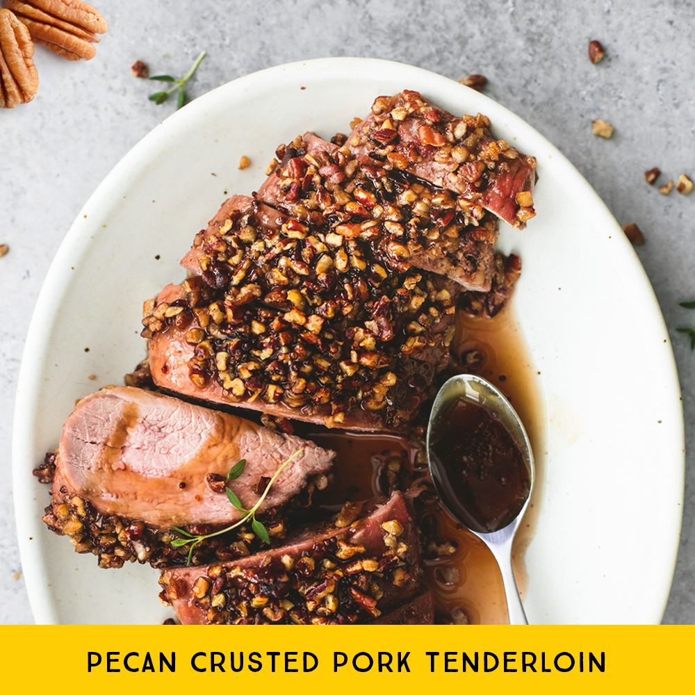 Pecan Crusted Pork Tenderloin