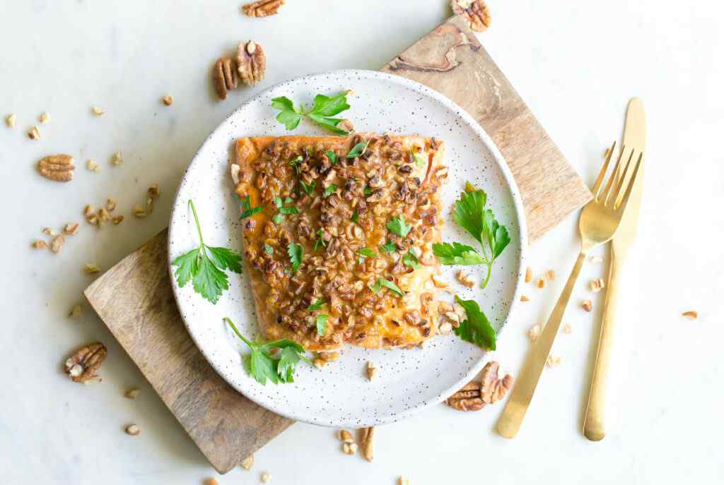 Pecan Crusted Honey Mustard Salmon In Foil American Pecans