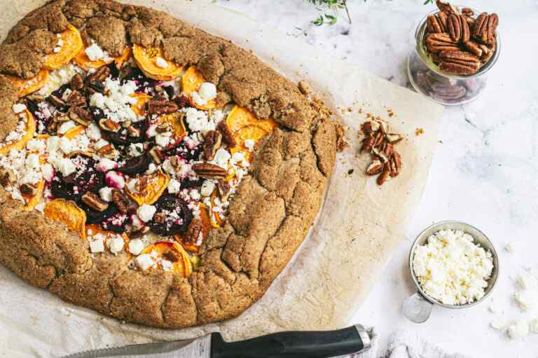 Root Vegetable Galette with Pecans